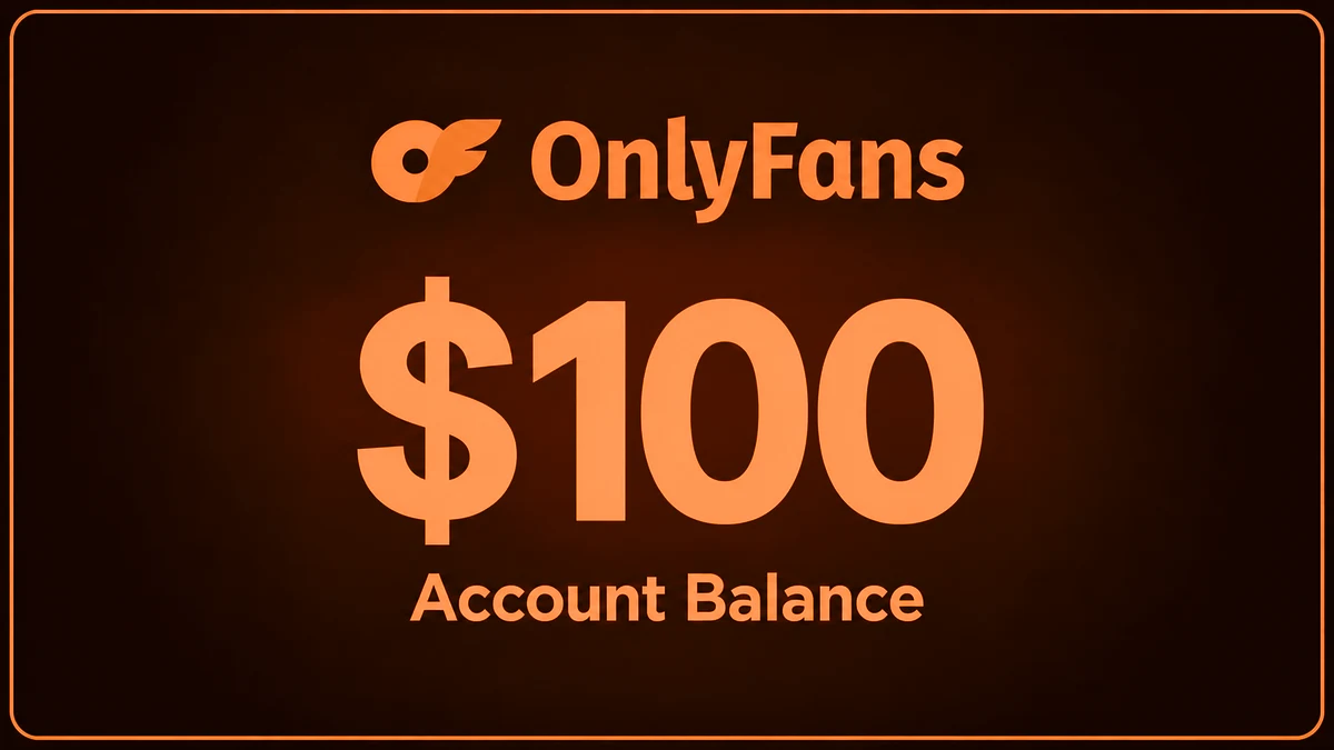 OnlyFans Balance $100