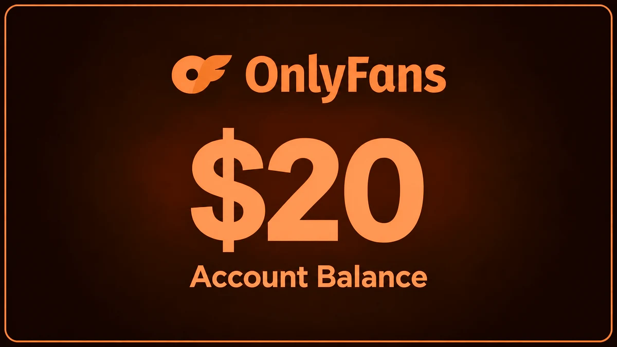 OnlyFans Balance $20